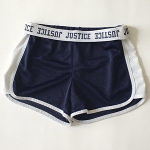 JUSTICE Girls Navy Dolphin Shorts